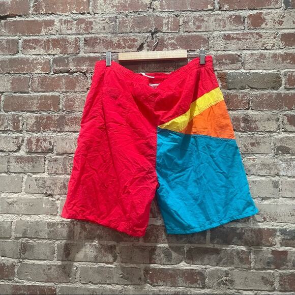 Vintage Beradingo Beach Swim Trunks Size Large - Picture 6 of 10